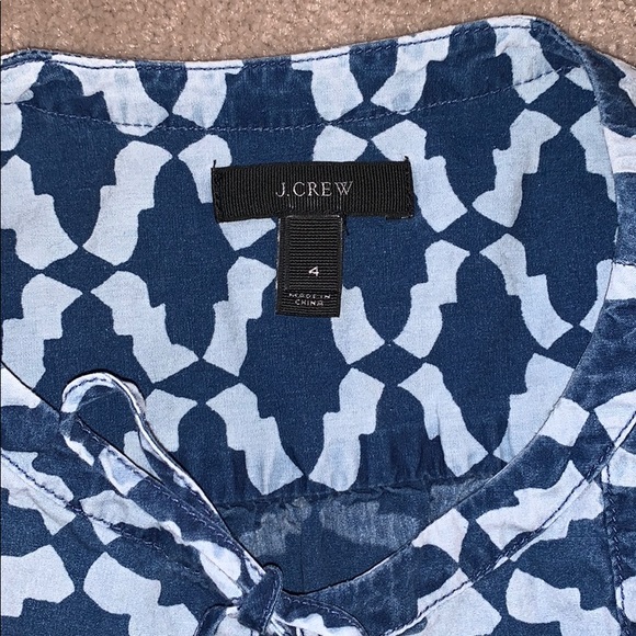 J. Crew Popover Abstract Print - Picture 4 of 6
